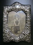 Старинная серебряная рамка для фото с ангелами ( Англия , Лондон), фото №13