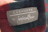 Cashmere Jean Jacques Benson Кашемировый теплый мужской шарф с бахромой, фото №7