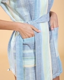 Сукня-туніка жіноча льон смужка, фото №5