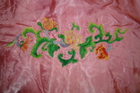 Bedspread silk embroidery Vietnam 200 x 162 cm, bought in the 1970s, photo number 6