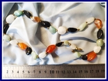 Beads made of natural stone with amber, 1970s, photo number 2