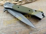 Нож выкидной Browning FA52 green, фото №4