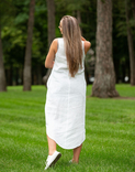 Сукня жіноча лляна,льон білий, фото №4