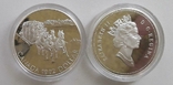 Canada Канада - 1 Dollar 1992 Лошади серебро сomm., photo number 2