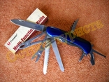 Многофункциональный нож Traveler 06111-11 синий, фото №2