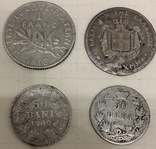 Монеты Европы 4 штуки одним лотом, серебро, фото №3