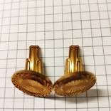 Vintage, USSR: gold-plated cufflinks, 1970s, photo number 4