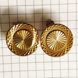 Vintage, USSR: gold-plated cufflinks, 1970s, photo number 12