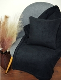 Плед и подушка черного цвета., photo number 2
