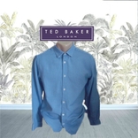 Ted Baker оригинал Стильная мужская рубашка приталенная дл рукав в принт 3, numer zdjęcia 2