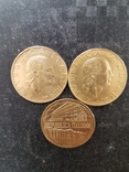 Лот монет Италии:200 лир 1994 г.(2 шт.),1996 г.(1шт.,юбилейная)., фото №3
