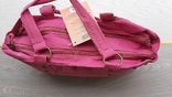 Женская сумочка olli из плащевой ткани (малиновая), фото №8