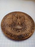 Ludowe Wojsko Polskie 1943 - 1978 год настольная медаль, фото №5