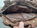 Женская сумочка olli из плащевой ткани (коричневая), фото №6