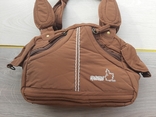 Женская сумочка olli из плащевой ткани (коричневая), фото №7