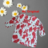 ML Original Льняной ПОГ 65 Стильный пиджак лен женский в цветы Германия, фото №4