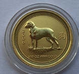 15 долларов 2006 года. Год собаки. Австралия. (1/10 oz), фото №2