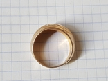Золотое кольцо 583 пробы СССР Чалма, фото №6