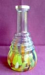 Hookah flask Drops of honey. Glass, metal., photo number 2