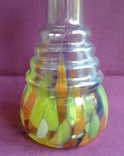 Hookah flask Drops of honey. Glass, metal., photo number 5