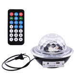 Лазер диско 6740 UFO Bluetooth crystal magic ball, 220V, пульт Д/У, фото №3