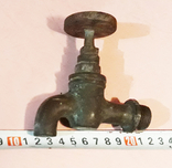 The tap is brass with an antique spout., photo number 2