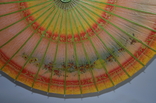 Винтажный Японский зонтик. Ручная роспись. Бамбук папирус, фото №11