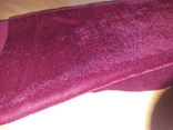 Обрезки ткани под велюр бордовые для куклы ляльки, photo number 4
