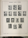 Австрія - фірмові аркуші Schaubek для марок 1945-1977, фото №3