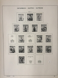 Австрія - фірмові аркуші Schaubek для марок 1945-1977, фото №4