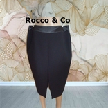 RoccoCo элегантная красивая женская юбка черная Польша, фото №2