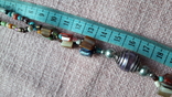 Длинные бусы с разноцветным перламутром, фото №10