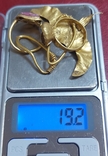 Золотые перстни, колечки и лунничка, вес 19.2 грамм., фото №10