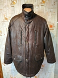 Куртка утепленная под винтаж. кожу BARTLETT Еврозима полиэстер р-р 58 (состояние!), фото №2