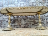 Бронзовий стіл з мармуром арт. 0915, фото №8