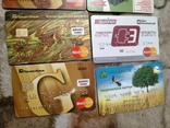 Eight plastic bank cards in one lot, photo number 6