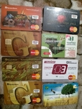 Eight plastic bank cards in one lot, photo number 2