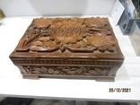 Large jewelry box wood carving abramtsevo, photo number 2