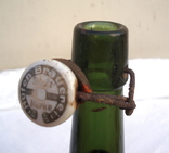 Пляшка пива з бугельною пробкою Німеччина середини 20 століття 350 мл., фото №6