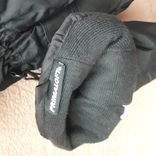 Перчатки горнолыжные чёрные варежки с вышивкой Zanier Primaloft, фото №4