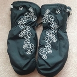 Перчатки горнолыжные чёрные варежки с вышивкой Zanier Primaloft, фото №8