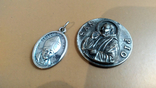Медальйони Папа Benedictus XVI та San Pio, фото №2