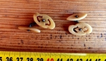 Cufflinks from the USSR made of bone - 2, photo number 7