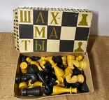 Шахматы набор, в упаковке. Завод "Днепропластмасс". 1979 год + Доска, фото №7