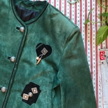 Шикарный пиджак куртка натуральная кожа ретро винтаж размер 40, фото №8