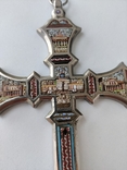 Старовинний Великий хрест Венеційська мікромозаїка, фото №4