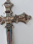 Старовинний Великий хрест Венеційська мікромозаїка, фото №7