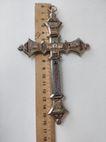 Старовинний Великий хрест Венеційська мікромозаїка, фото №10