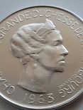 100 франков Люксембург 1963 г.Серебро., фото №3