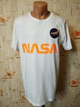 Футболка белая NASA от ALPHA INDUSTRIES Турция коттон р-р XXL(состояние нового), numer zdjęcia 2